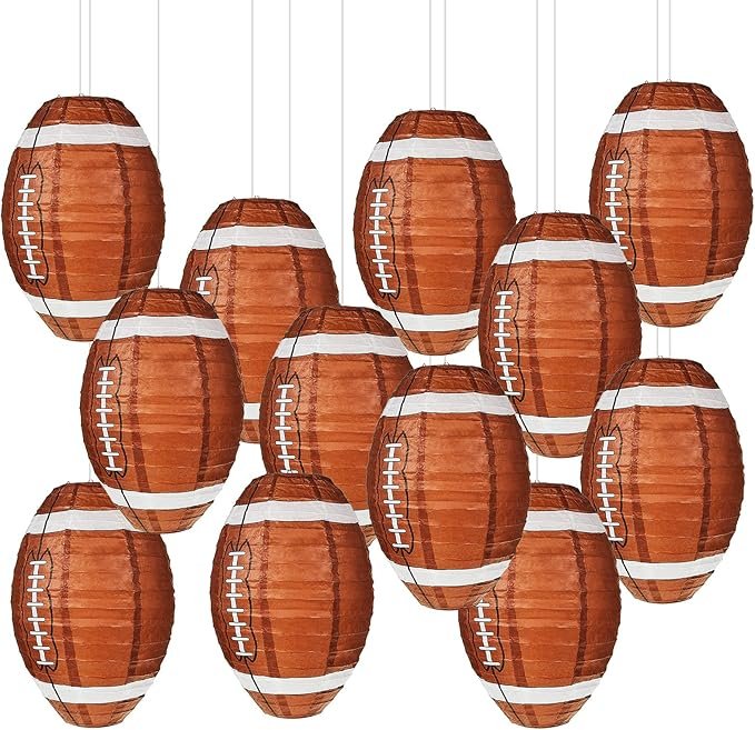 football paper lanterns